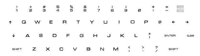 Coco 1 Keyboard Font